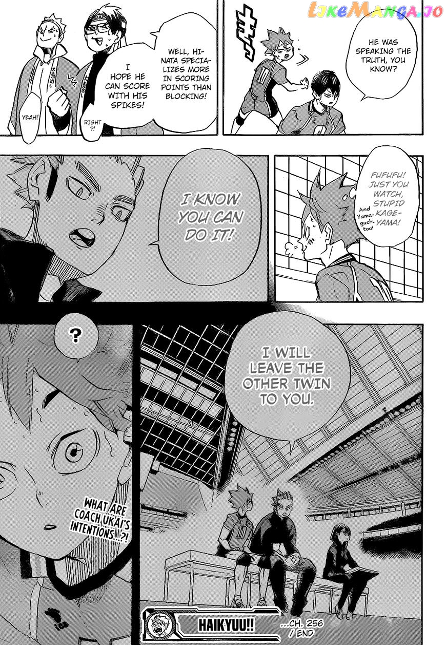 Haikyuu!!, Chapter 256 image 19